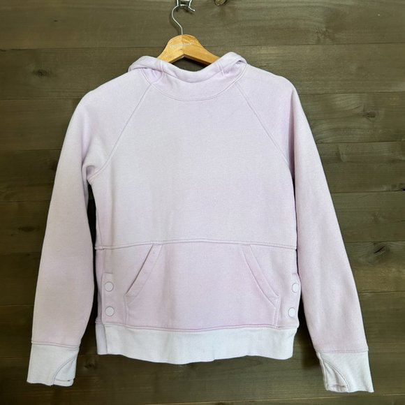 ATHLETA GIRL Oh Snap Pink Cozy Hoodie Sweatshirt - Picture 2 of 5